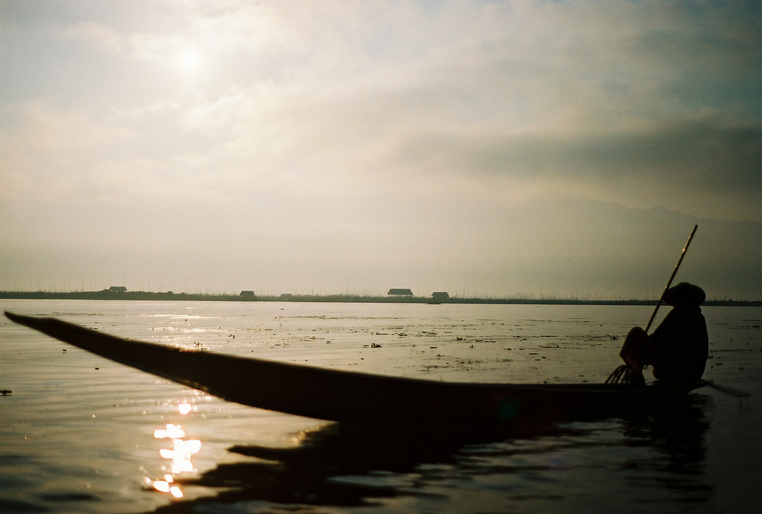 Lac Inl� - Intah dans le couchant