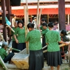 Pays Toraja / Fun�railles: pr�paration du repas.