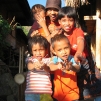 Pays Toraja / Trek dans les montagnes: les enfants du village.