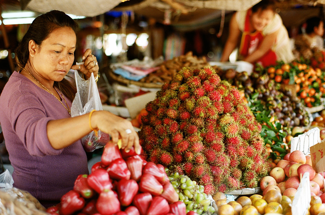 Marché aux produits frais (Vientiane)
