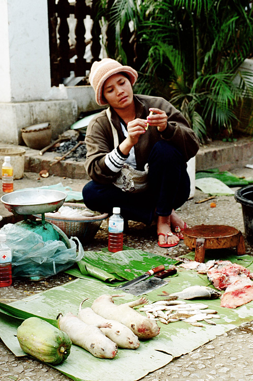 Au marché du matin (Luang Prabang)