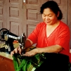 Couturière dans la rue (Luang Prabang)