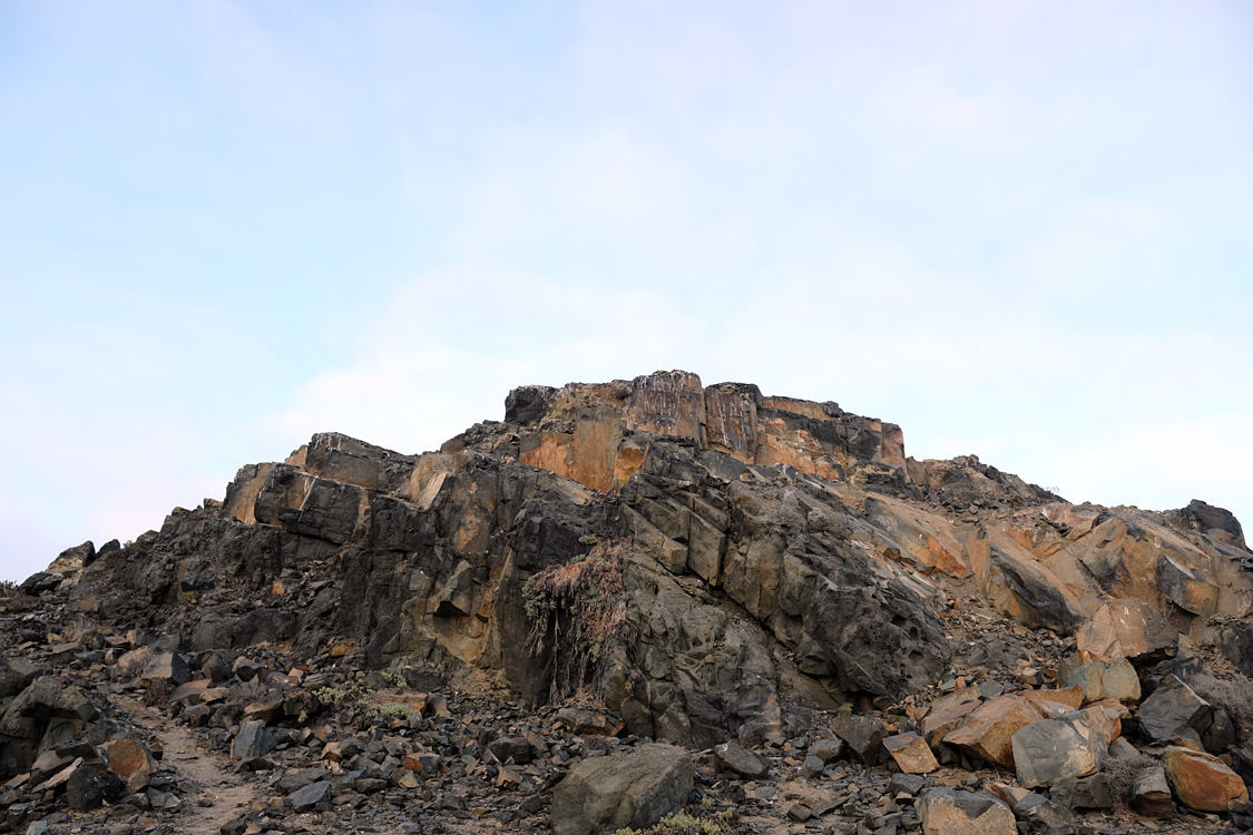 On road C-314, west Caldera, near the lighthouse (Region III, Chile)