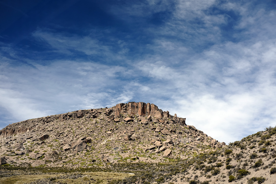 On the Road 11, from Putre to lake Chungara (Parque Nacional Lauca)