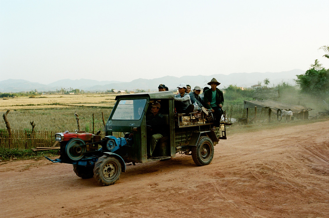 Sur la route du retour (Luang Nam Tha)