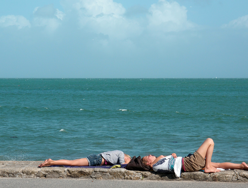 Le ciel et la mer, les Gl&eacute;nans, ao&ucirc;t 2012